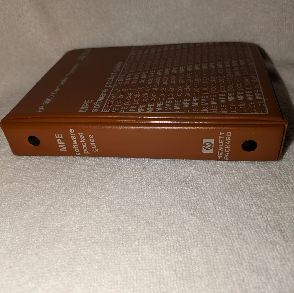 HP Brown Software Pocket Guide